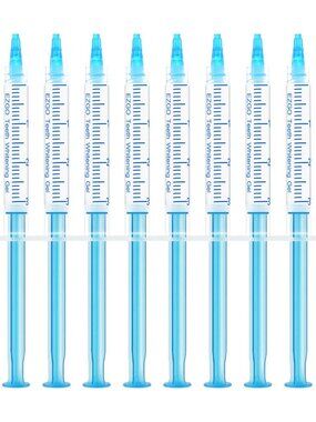 EZGO 9 Pack Teeth Whitening Gel Refills 22% Bleaching Gel, No Sensitive Teeth